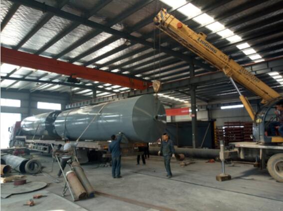 電捕設備裝車中